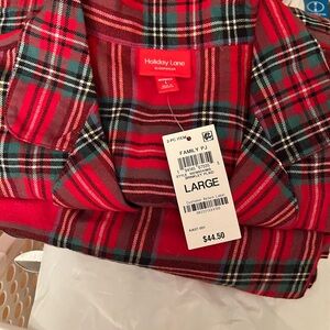 🎄Holiday Lane Red and Black Plaid Pajama Set
